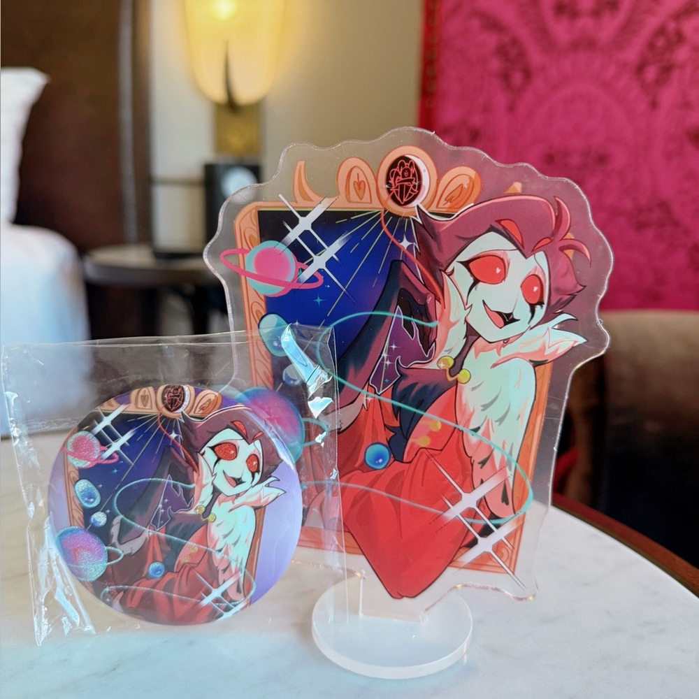 Helluva Boss Stolas Acrylic standee set